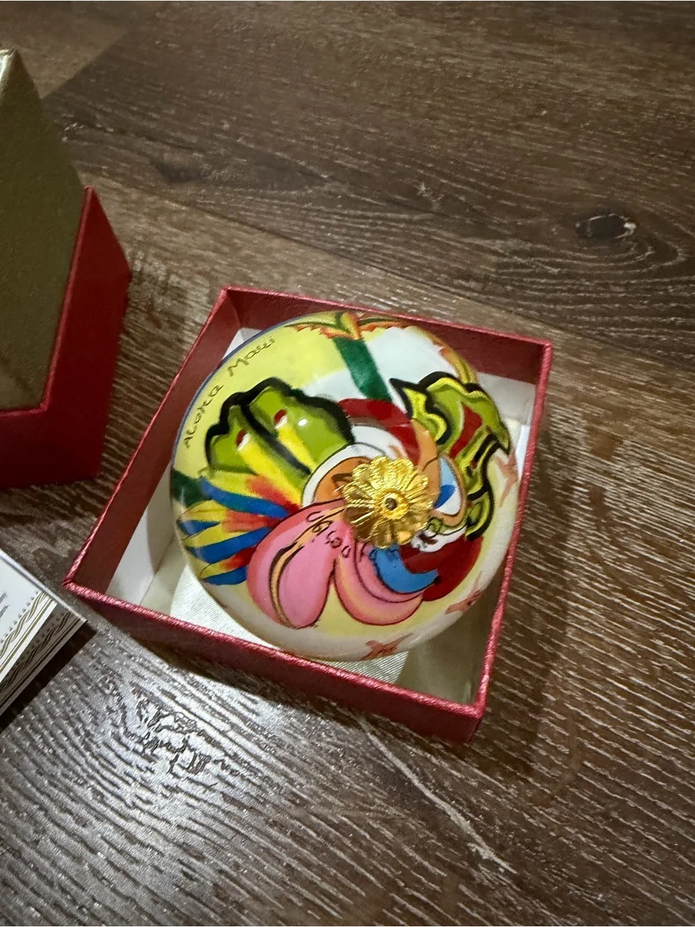 Pier 1 aloha Maui Christmas Ornament in Box